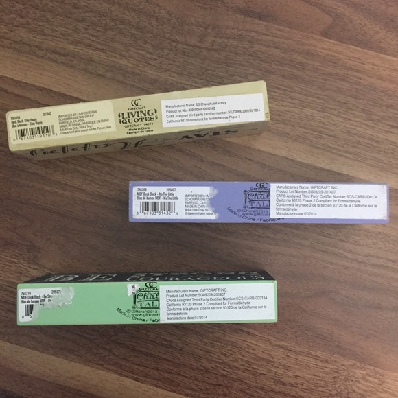 GIFTCRAFT Three paper desk blocks - Picture 2 of 5